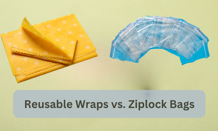 Reusable Wraps vs. Ziplock Bags
